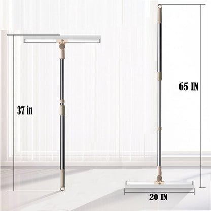 Floor Squeegee Silicone Blade Long Handle